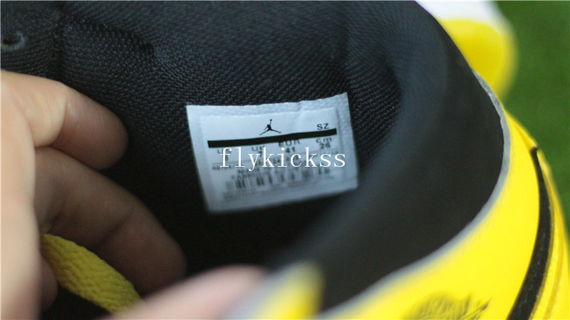 Air Jordan 1 BMP New Love Black Yellow